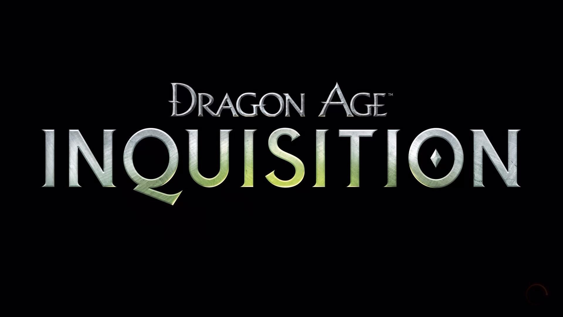 Dragon Age: Inquisition title screen for Xbox 360